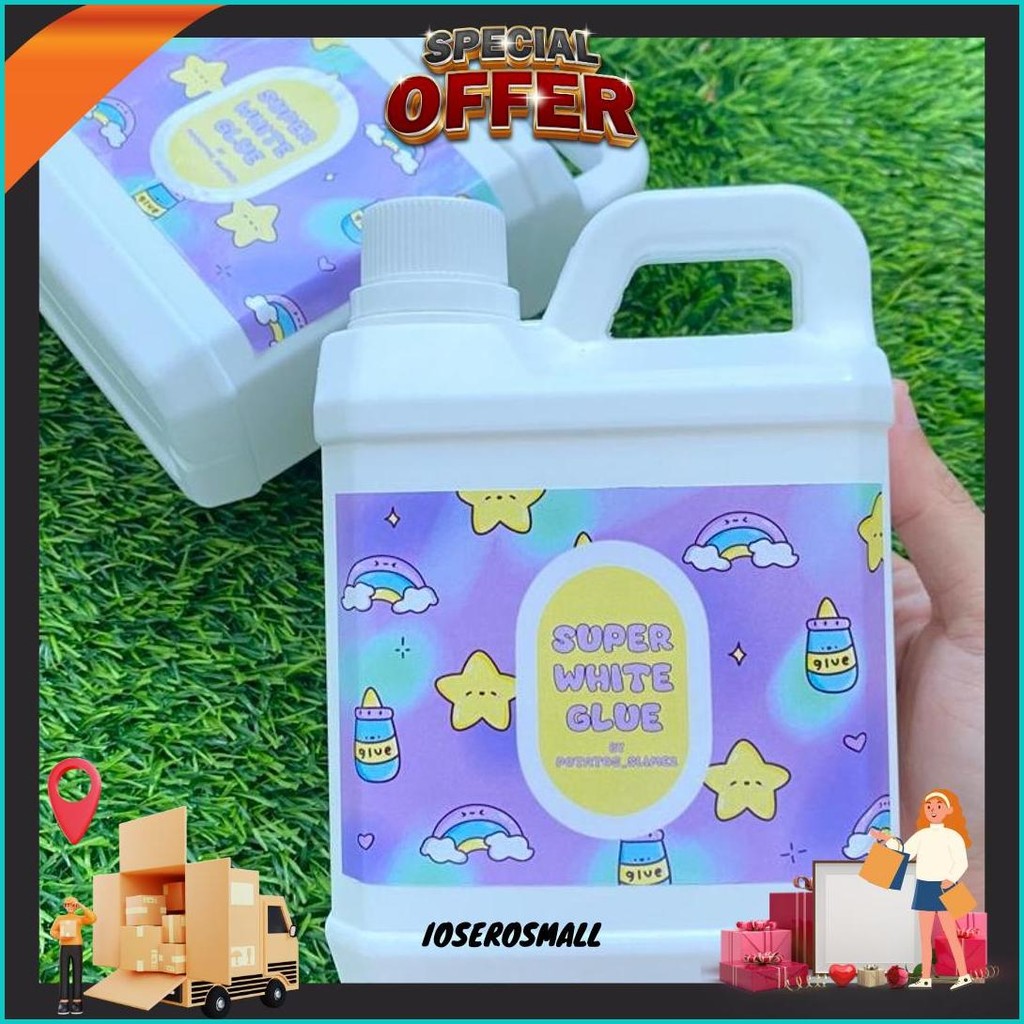

Super White Glue 1 Liter || Magic Glue By Potatos_Slime2 Bisa Cod