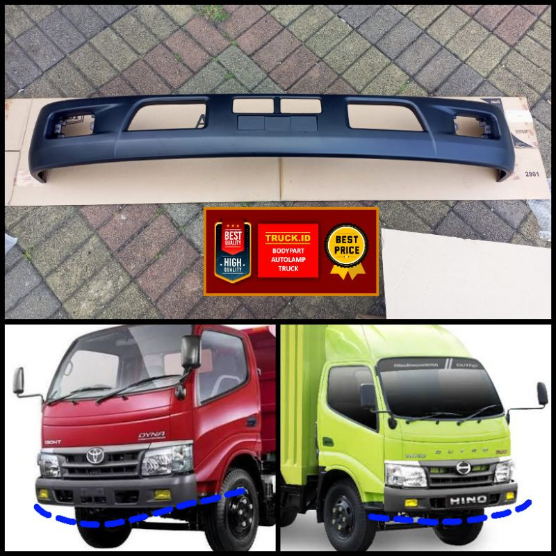 BEMPER BUMPER DEPAN HINO DUTRO TOYOTA DYNA SAURUS *ori quality 1203