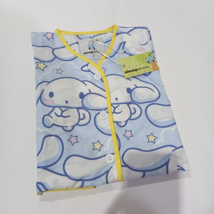 

TERLENGKAP Piyama anak katun Sleepaholic - cinnamon close up