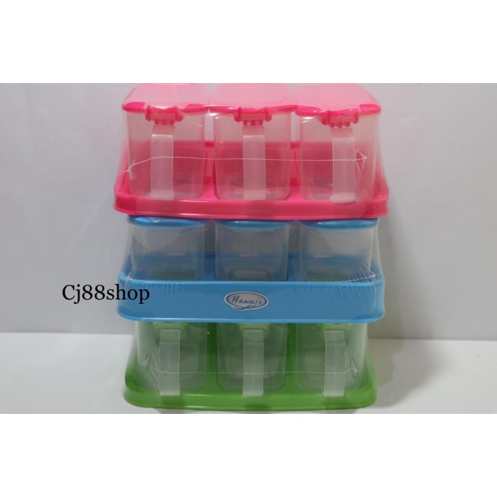 

BIG SALE Tempat Bumbu Hawaii Inari set 3 + Tatakan