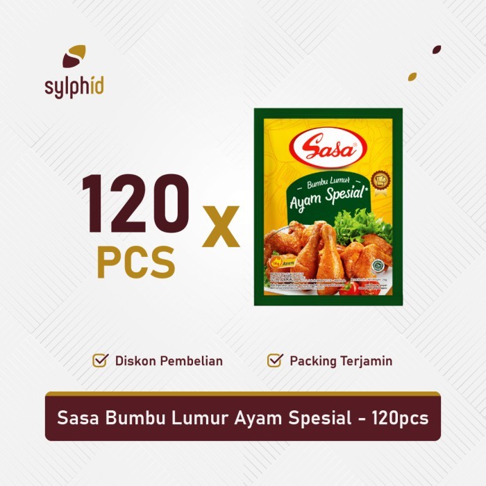 

TERUJI 1 Dus Sasa Lumur Ayam Spesial 26 gram / Bumbu 1 Karton (120 pcs)