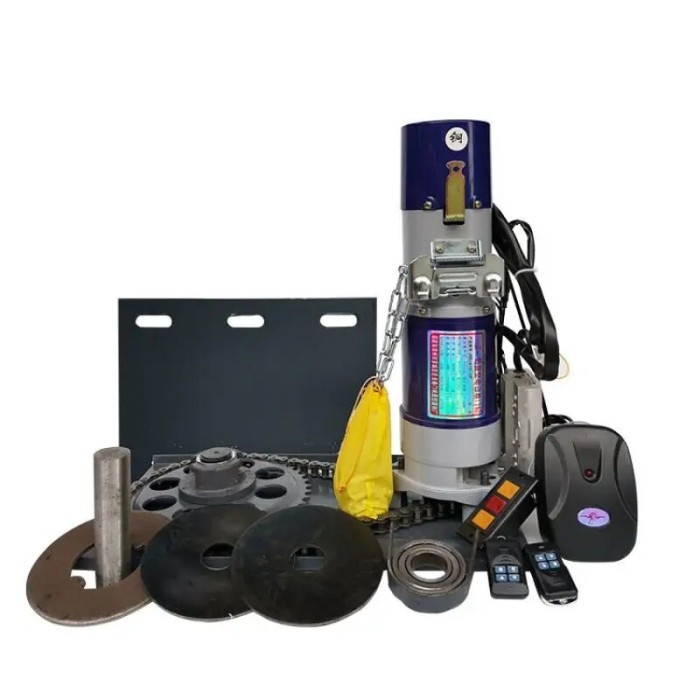 220V 370W EXTERNAL GARAGE DOOR ROLLING DOOR MOTOR 600KG LIGHTNING