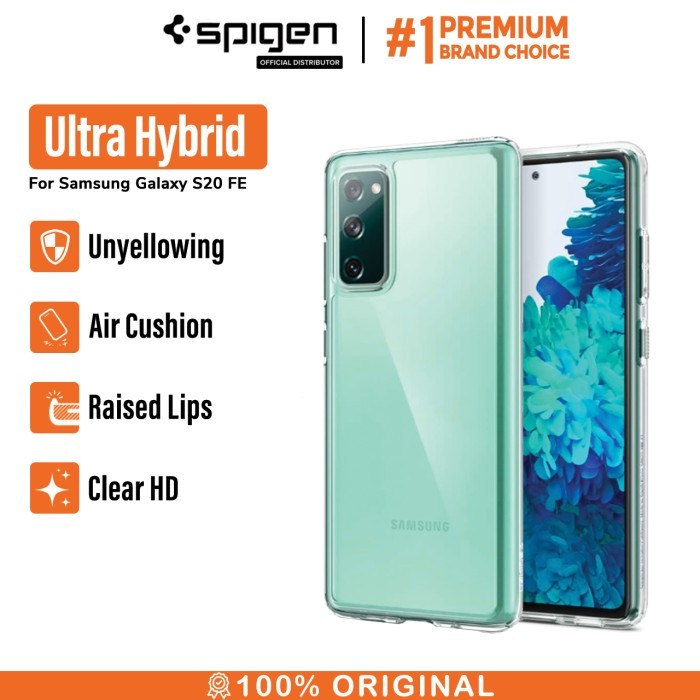 Termurah Case Samsung Galaxy S20 Fe Spigen Ultra Hybrid Clear Anti Crack Casing