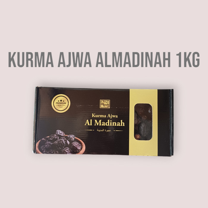 

Terlaris Kurma Ajwa Premium 1Kg Madinah / Kurma Nabi 1Kg