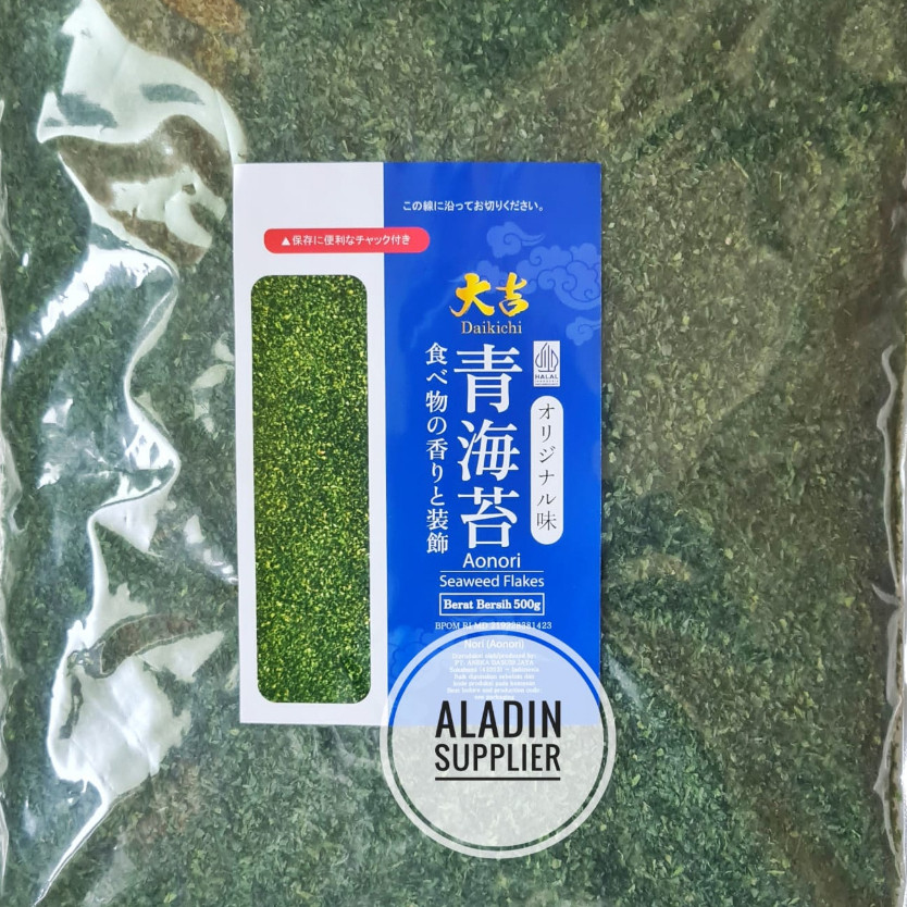 

Daikichi Ao nori / Bubuk Nori Kasar 500gr