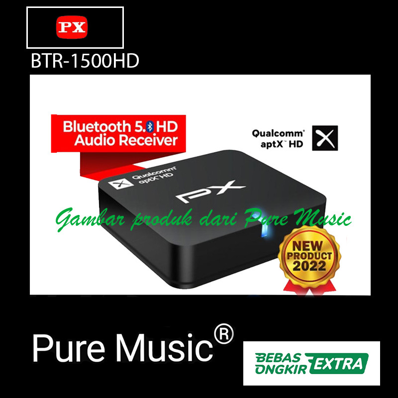 PX BTR1500 HD BTR-1500HD Bluetooth Receiver Audio 5.0 APTX HD BTR-1500