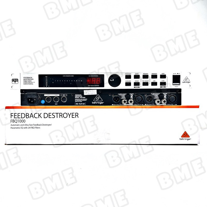 ANTI FEEDBACK BEHRINGER FBQ 1000 FBQ1000 AUTOMATIC FEEDBACK DESTROYER