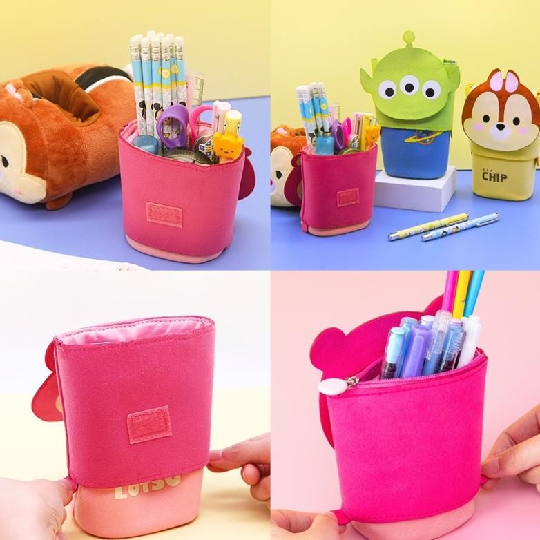 

COD disney tsum pencil box kotak pensil tempat pensil stationary box disney Ow42
