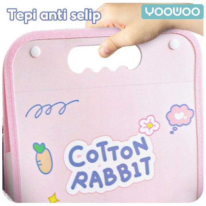 

SPECIAL YooWoo File Organizer / penyimpanan berkas / folder portable / tempat kertas ujian -79