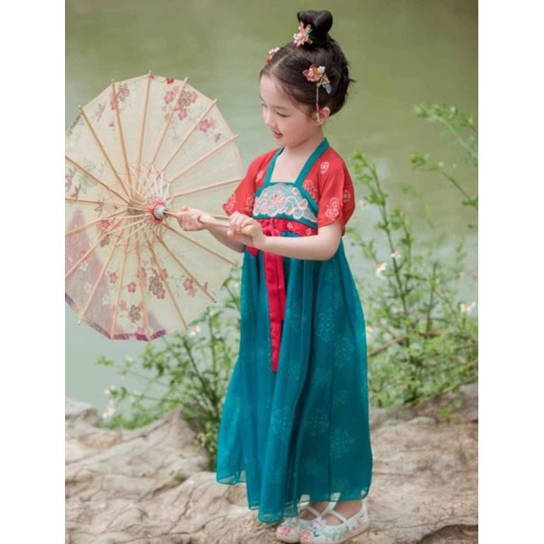 CR - NEW ARRIVAL HANFU CEWEK 4in1 /CHOENGSAM ANAK CEWEK/DRESS CHINESS NEW YEAR/BAJU IMLEK/HANFU ANAK