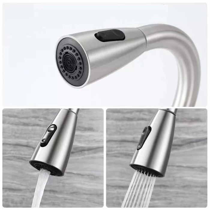 Kran Tarik Keran Tarik Dapur Kran Tarik Stenlis Leher Angsa Fleksibel