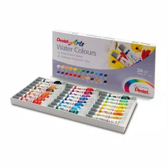 

TERBARU Cat air/Water color Pentel arts 24 warna