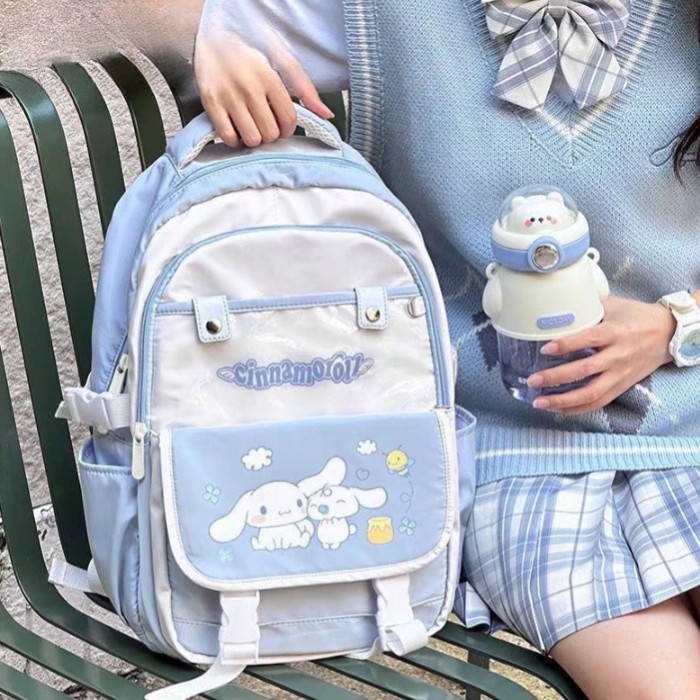 Tas Sekolah Import Cinnamoroll / Tas Import Sanrio / Ransel Cinnamoroll / Tas Sekolah Cinnamoroll /