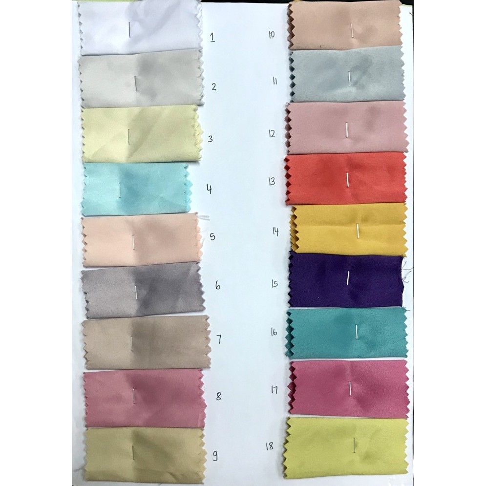 Kain Satin / Saten Velvet polos