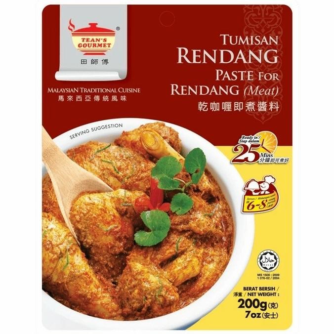 

Bumbu Masak Instant Rendang Tean's Gourmet Import Malaysia H24S