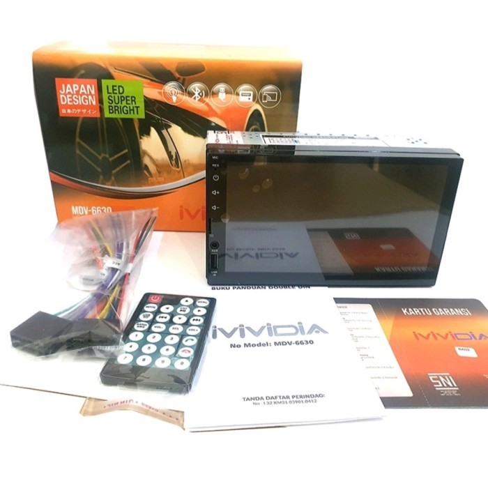 Terhemat Tape Mobil Avanza Xenia Universal Head Unit Mvidia Mdv-6630C Dsc