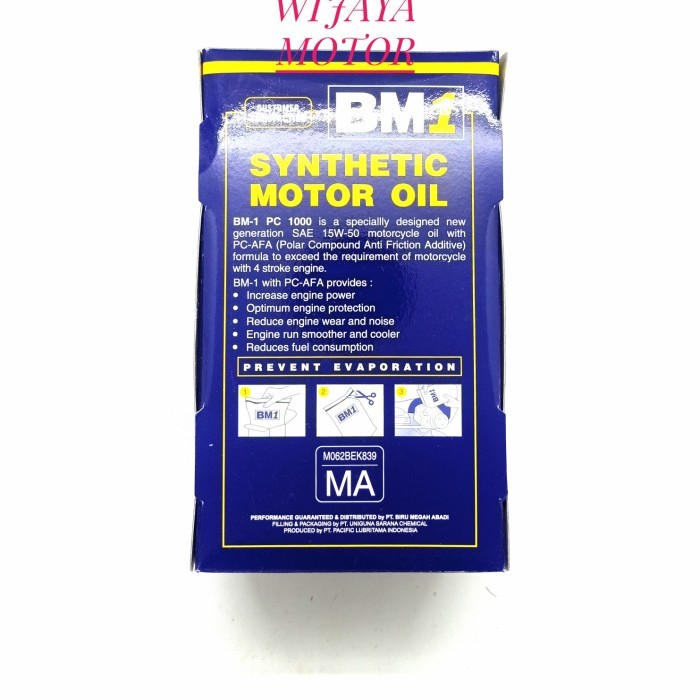 Oli Mesin Bm 1 800 Ml Pelumas Mesin