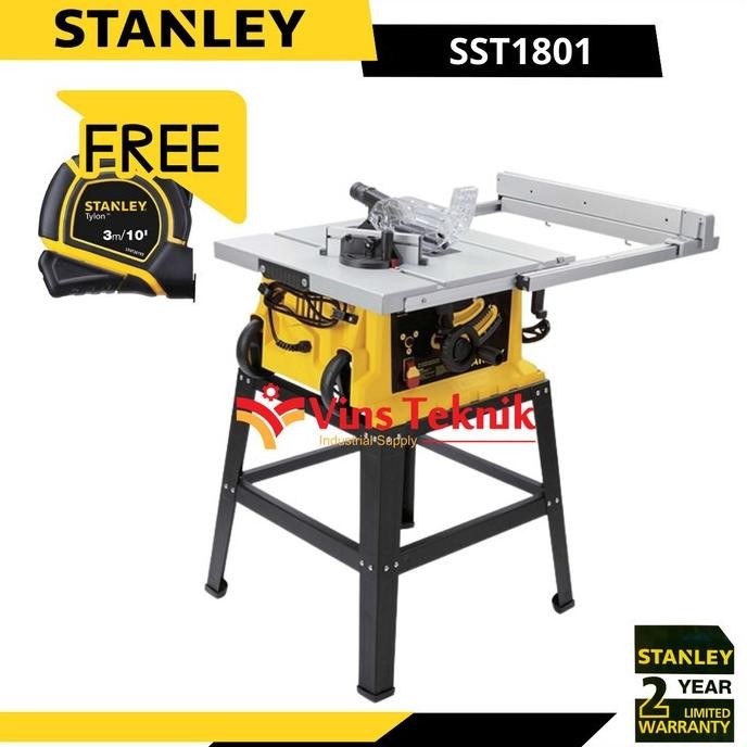 Mesin Meja Potong 10 inch table saw SST1801 STANLEY SST 1801