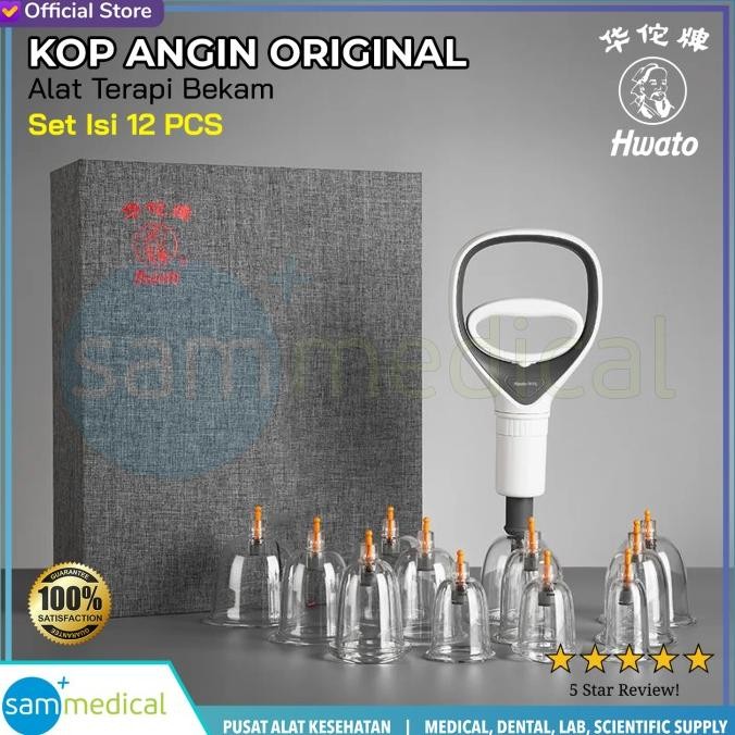 Hwato Kop Angin Original / Kop Bekam / Alat Terapi Bekam