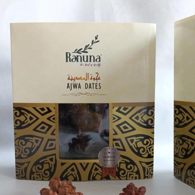 

BARANG TERLARIS Kurma Ajwa Ranuna Premium Original 1Kg