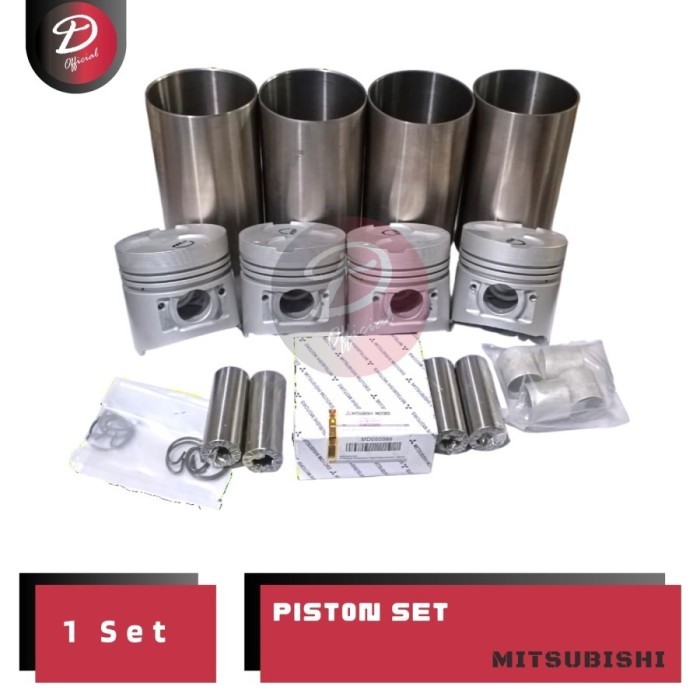 Promo Piston Seher Set L300 Diesel Ori Asli Mitsubishi Liner Set