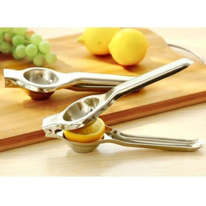 

SALE! ALAT PERAS JERUK STAINLESS STEEL MANUAL LEMON SQUEEZER PRESSED CLIP