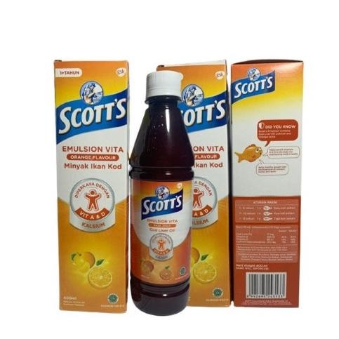 

SALE! SCOTT'S EMULSION VITA 400ML JERUK MINYAK IKAN