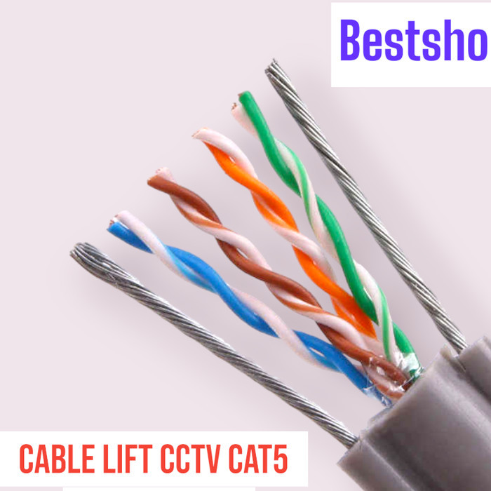 Elevator Cable Flat Lift Cat6 Rj45 /Cable lift elevator cat6 100 M