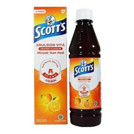 

SALE! SCOTT'S EMULSION VITA RASA JERUK 200ML VITAMIN A DAN D