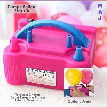 MRJ Pompa Balon Elektrik Listrik 2 Lubang Electric Balloon Pump 2 IN 1