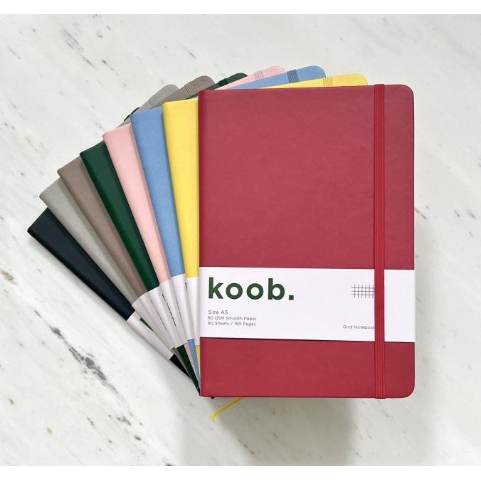 

Ori - A521 Koob. notebook A5 buku tulis kotak / grid agenda jurnal diary
