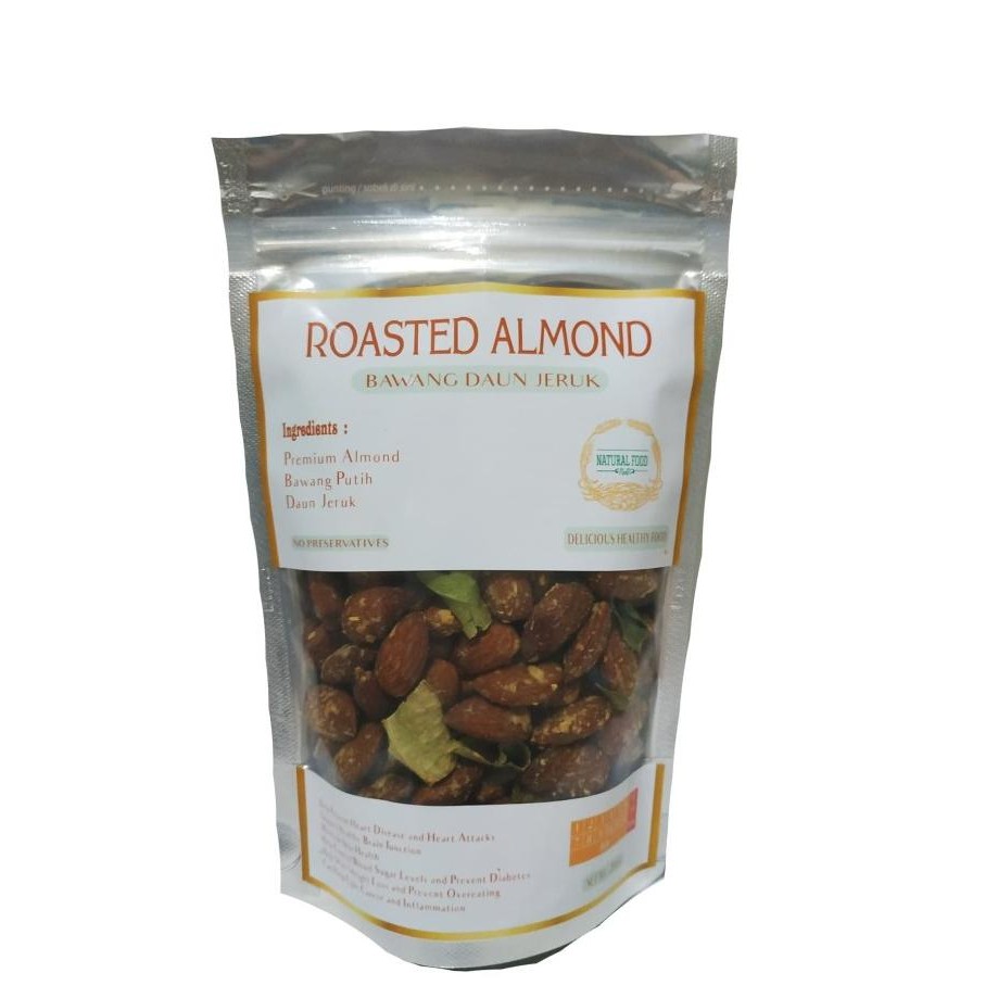 

SALE! ALMOND PANGGANG BAWANG DAUN JERUK - 200 GR