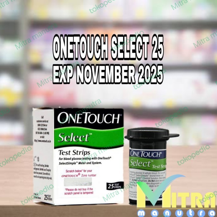 ONE TOUCH SELECT 25 STRIPS ORIGINAL