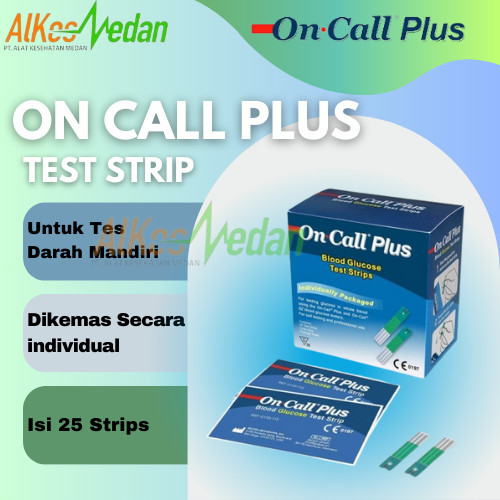 STRIP ONCALL PLUS REFILL GLUCOSE ON CALL ISI 25 STRIP CEK GULA DARAH