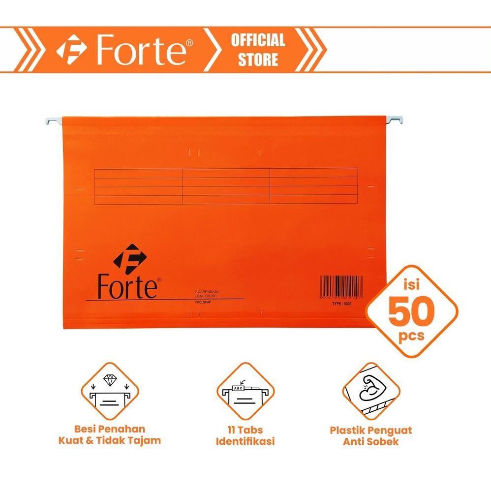 

ZOE [FORTE] [50PCS] MAP GANTUNG HANGMAP SUSPENSION FILE F4 ORANGE