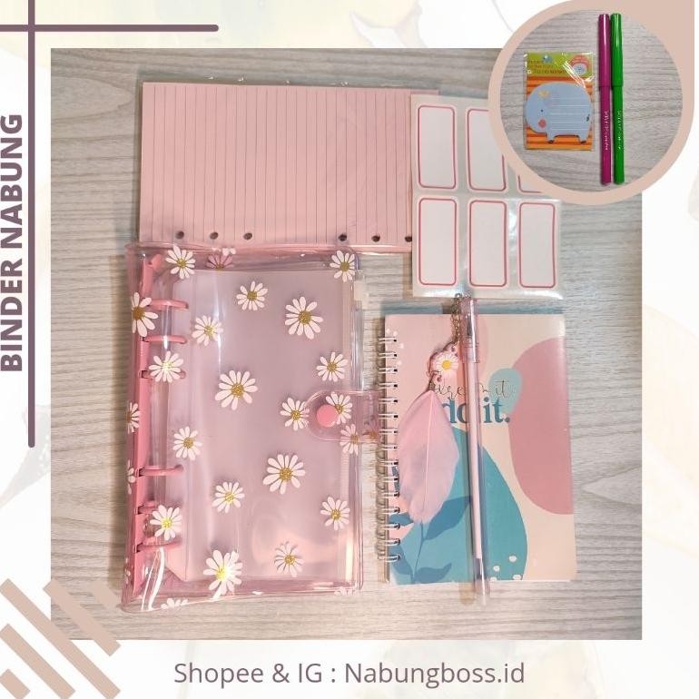 RUBYSU PAKET HEMAT 1 BINDER KEUANGAN A6 BINDER NABUNG SINKING FUND