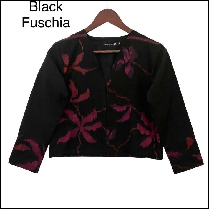 terbaru blazer tenun ikat/endek wanita best seller