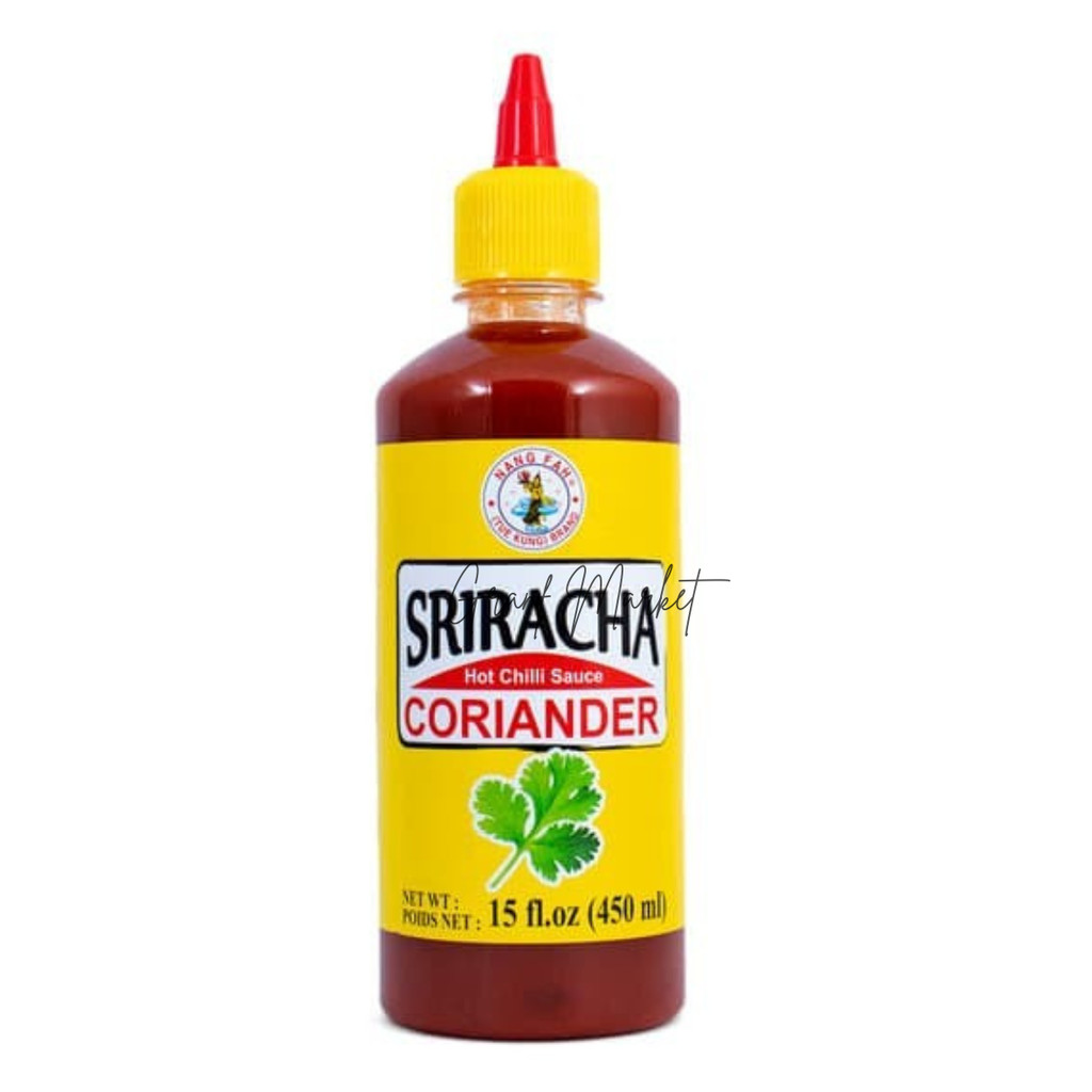

Nang Fah Sriracha Hot Chilli Sauce Coriander 450ml Nang Fah Sambal Cabe Ketumbar 450 ml Saus Cabai