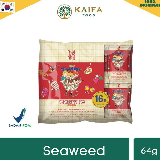 

trius bts tiny tan - dried seaweed laver / nori rumput laut