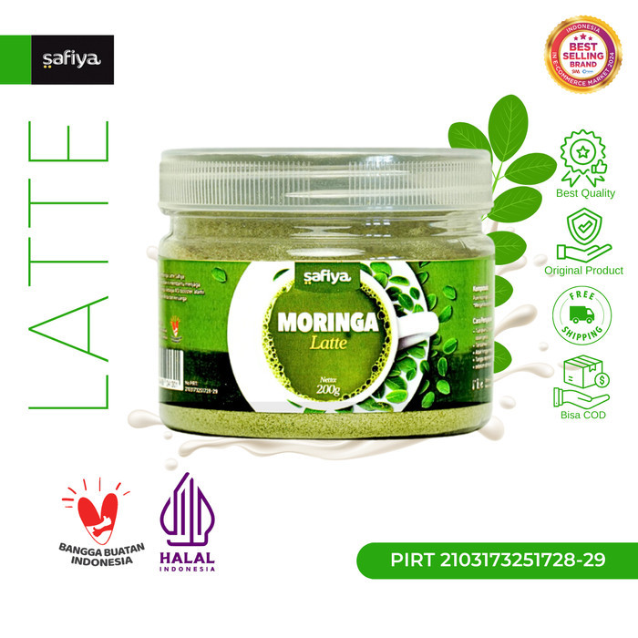 

Safiya Moringa Latte Bubuk Minuman Daun Kelor 200 Gram