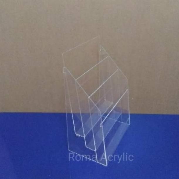 

RUBYSU ACRYLIC TEMPAT BROSUR 3 SUSUN A4