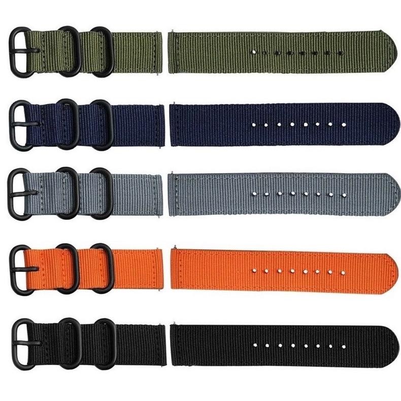VIRAL YKV 18mm Nylon Kanvas Tali jam tangan Casio F91W F-91W / Strap 18mm Nylon nilon Kanvas u-45