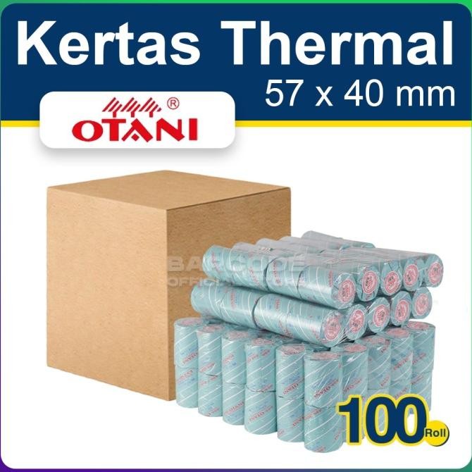 

( 1 DUS ) KERTAS PRINTER BLUETOOTH 57 x 40 - 57x40 THERMAL OTANI HITAM