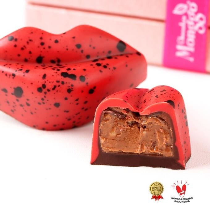 

Chocolate Monggo | Valentine Noisette Rose Box 60g | Hadiah Hari Cinta | Cokelat Love ES77
