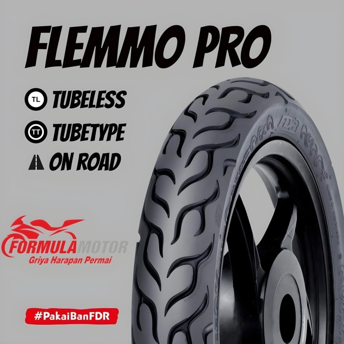 FDR Flemmo Pro Ring 17 Tubeless - Ban FDR Motor Bebek Ring 17 Tubles
