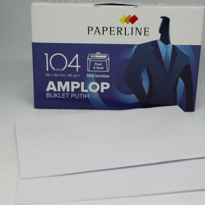 

Amplop Paperline 104 Polos 1 Dus Khusus Instant/Sameday