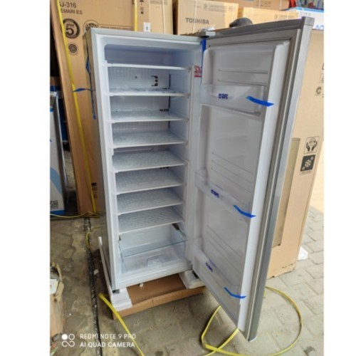 SHARP Freezer 8 Rak FJ-M195N-SS Low Watt Stand Freezer