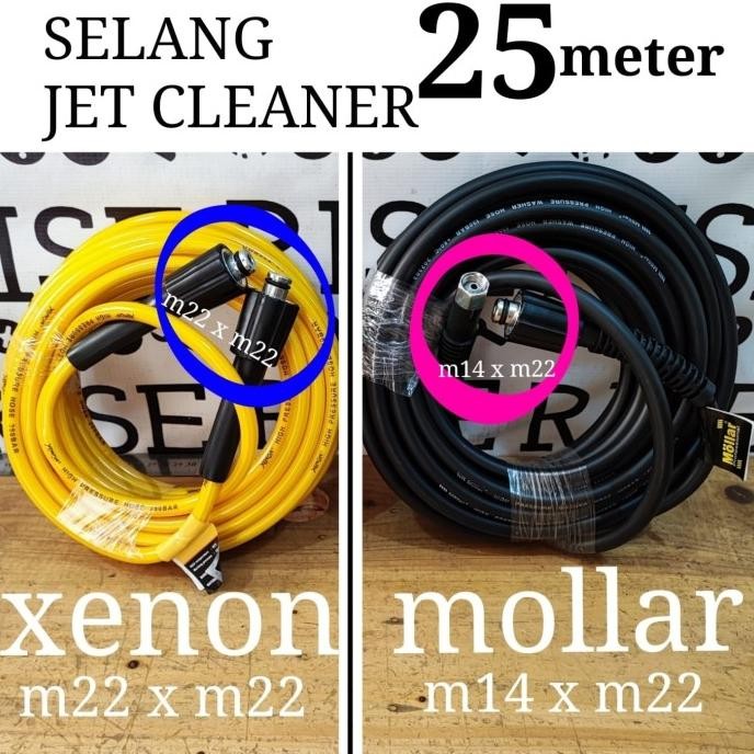 Selang Jet Cleaner High Pressure Washer Hose 25M Mollar 25 Meter