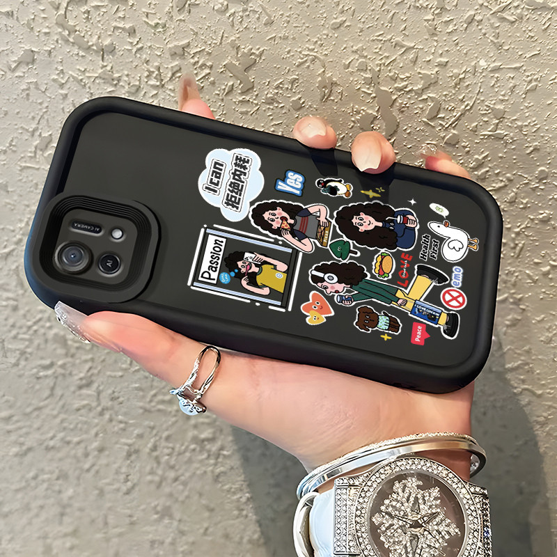 Casing Hp Untuk OPPO A16K OPPO A16E Case Casing HP menolak pola friksi internal Kasing Kesing Siliko