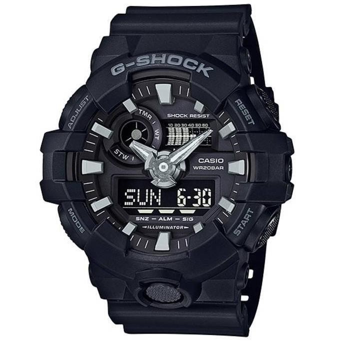 Casio G-Shock Ga-700-1B / Gshock Ga700-1B Original & Bergaransi